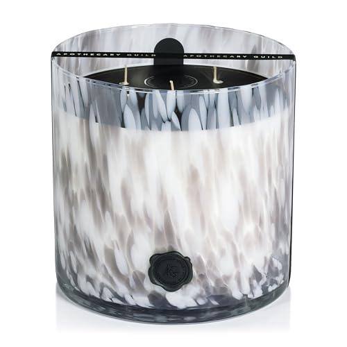 Zodax-Apothecary-Guild-Scented-Opal-Glass-Jar-Candle-128-oz5-Wick-Lemon-Peel-Lavender-Tarragon Zodax Apothecary Guild Scented Opal Glass Jar Candle - 128 oz/5-Wick - Lemon Peel, Lavender & Tarragon - Image 1