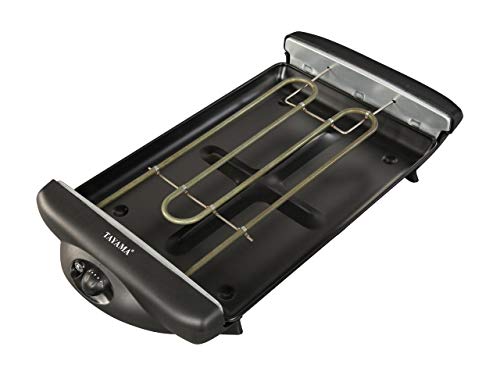 Tayama TG-821 Smokeless Non-Stick Indoor Electric Grill, medium, Black
