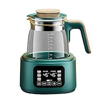 電気ケトル ガラス 温度調節 (±1℃) 72H保温機能付き 1.3L大容量 Amazon | 保温機能付き72Hガラスケトル、1.3Lガラス電気ケトル、360