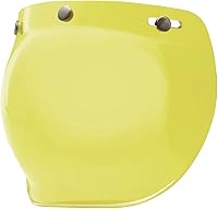 Vista 5 de GDM Casco de moto Bubble Shield 3-Snap Button Flip Up Down Universal (Amber)