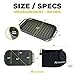 Gaobabu MultiGrillPlate for Mestin Made in Japan | Fits a wide variety of gear | 3-layer fluorine processing | No seasoning required | Can be stacked with Mestin | aluminum lightweight compact