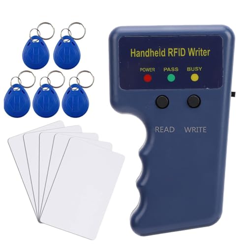 Lettore/Scrittore RFID 125kHz - Copiatrice Schede EM4100 Portatile Con 12 Tag - Foto 10