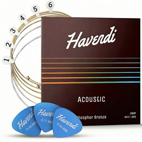 HAVENDI® Guitar Strings I Acoustic guitar strings with...