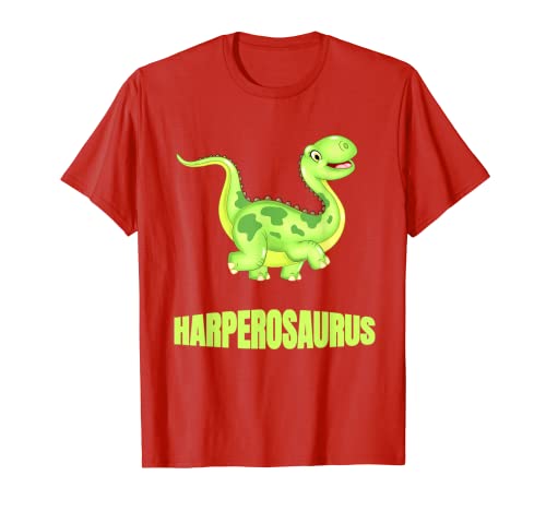 Harper Harperosaurus Girl - Camiseta de regalo para niños Camiseta