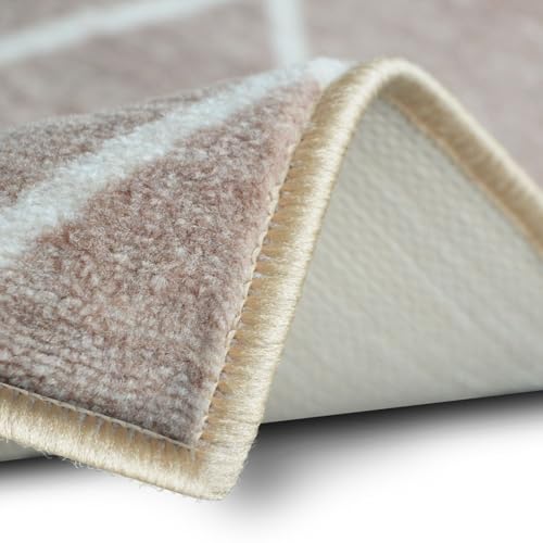 Floordirekt Teppichläufer mit Muster, Cosenza Beige, 80 x 500 cm – Ansicht 5