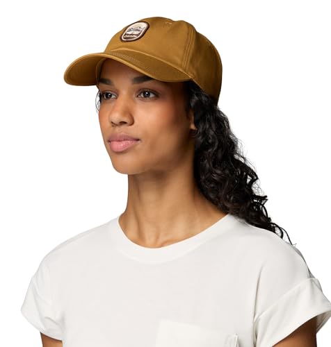 Image of Columbia Unisex Provisions Ball Cap, Lemon Wash /Mountain Landscape