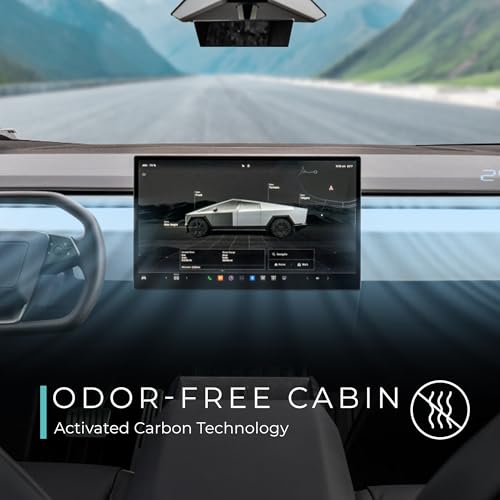 Image of Lectron Cabin Air Filter Replacement Compatible with Tesla Cybertruck - H13 HEPA Filter with Activated Carbon (1-Pack)