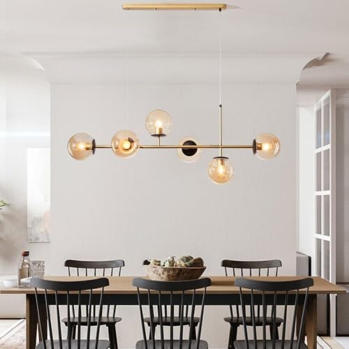 Lámpara colgante de cristal de diseño sofisticado para salones 3