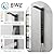 BWE Modern Rainfall Shower Panel Tower System Multi-function 304 Stainless Steel Shower Tower Massage System with 2 Powerful Body Jets and Shower Hand Black