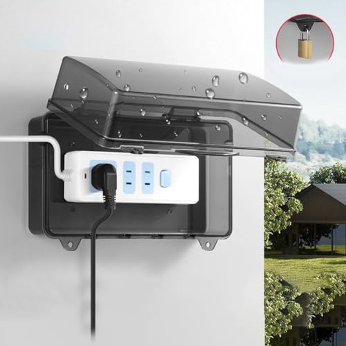 Boîtier électrique extérieur IP55 boîte de jonction étanche avec couvercle verrouillable - 4