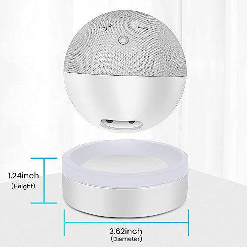 Soporte para Echo Dot 5 y 4 sin tornillos rack de mesa blanco 6