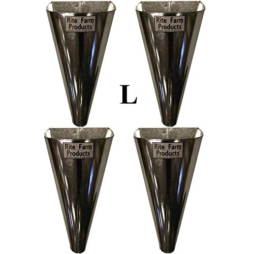 Rite Farm Products 4 Pack of Large Restraining Killing Kill Processing Cone for Poultry Chicken Foul Birds