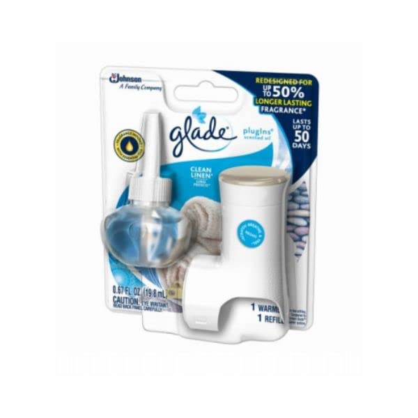 S C Johnson Wax 116451 Glade Linen Oil Warmer - Case of 5