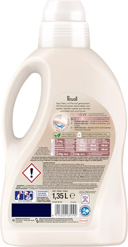 Perwoll Color Waschmittel für Helles (27 Waschladungen), Spezialwaschmittel reinigt sanft und erneuert helle Farben & Fasern, für alle hellen & weißen Textilien, mit Dreifach-Renew-Technologie