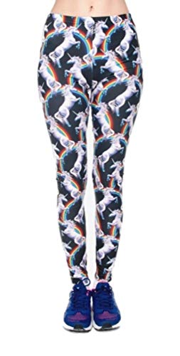Alaani Einhorn Unicorn Regenbogen Leggings Cover
