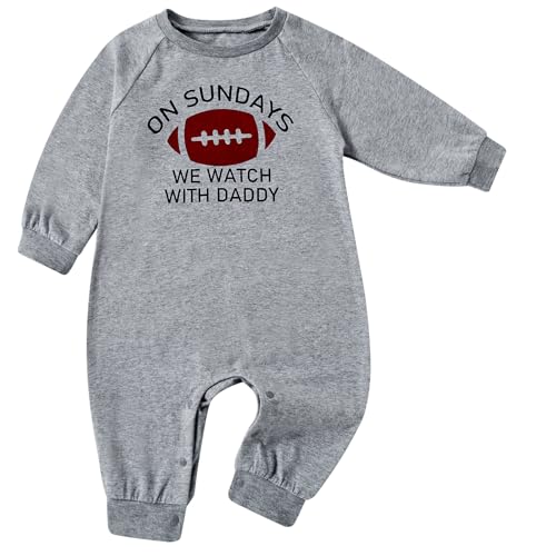 Image of UNICOMIDEA Baby Boys Clothes 0-18 Months Long Sleeves Newborn Outfits Letters Print Infant Jumpsuits