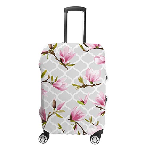 Housse de transport en fibre de polyester CHEHONG élastique motif géométrique pour valise