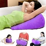 hawtail Inflatable Acid Reflux Pillow, Portable Pillow Wedges for Sleeping, Lap Desk Gaming Pillows for Travel, Multi-Functional Wedge Yoga Pillow for Reading, Laptop, Crocheting, Body Positioners