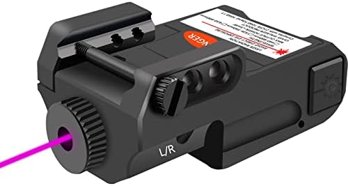 Nihowban Purple Laser Sight with Spring Screw Fixed Slot for Picatinny Rail Handgun/Rifle,Flexible Magnetic USB Charging