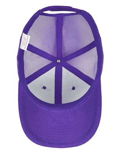 Image of Gelante Mesh Trucker Baseball Cap Snapback Hat Structured Front Panel