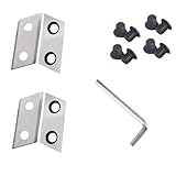 4 PCS Wood Chipper Blades Compatible with LawnMaster FD1503 Yeryork Eco ES1600 McCulloch MCS2001, Replaceable Double-Sided Shredder Knives