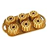 Nordic ware anniversary bundtlette pan one size gold  urban country home decor