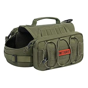Tactical Pet Backpack with Side Pockets