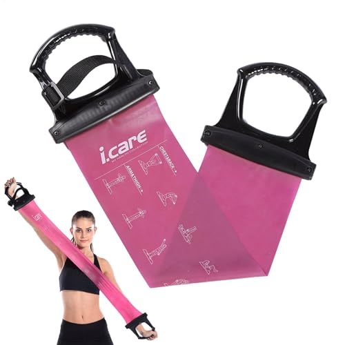 フィットネストレーナーバンド | ハンドル付き伸縮性ワークアウト抵抗ロープ - ホームジム用品 脚、腕、腰、背中用フィットネス用品