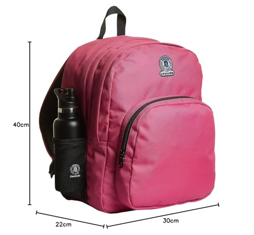 Sac à dos rose Invicta BENIN M idéal pour les cours et les voyages