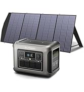 ALLPOWERS R1500 Portable power station with 200W solar panel, 1152Wh LifePO4 battery with 1800 W...