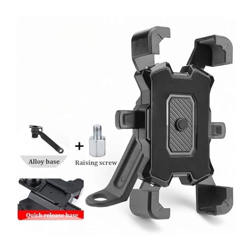 Support téléphone vélo électrique pour le cyclisme en extérieur noir