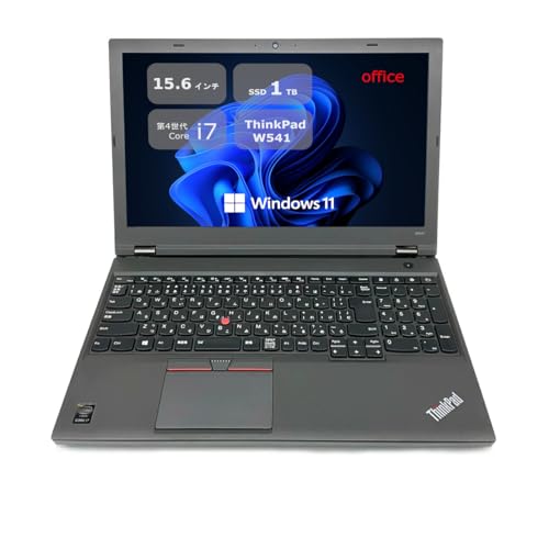 �y�����ςݕi�z ThinkPad W541��15.6�^ �t��HD(1920×1080) - ��4���� Core i7 - ������8GB - SSD 1TB - Win11���� - MS Office 2019