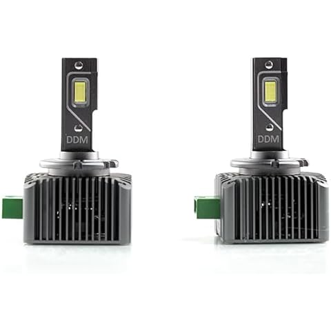 DDM Tuning Saber ProX 35W D1 D2 D3 D4 D5S Direct Plug, Fog Light Bulbs, 6000K, 9000LM-FBA(D3) Cover