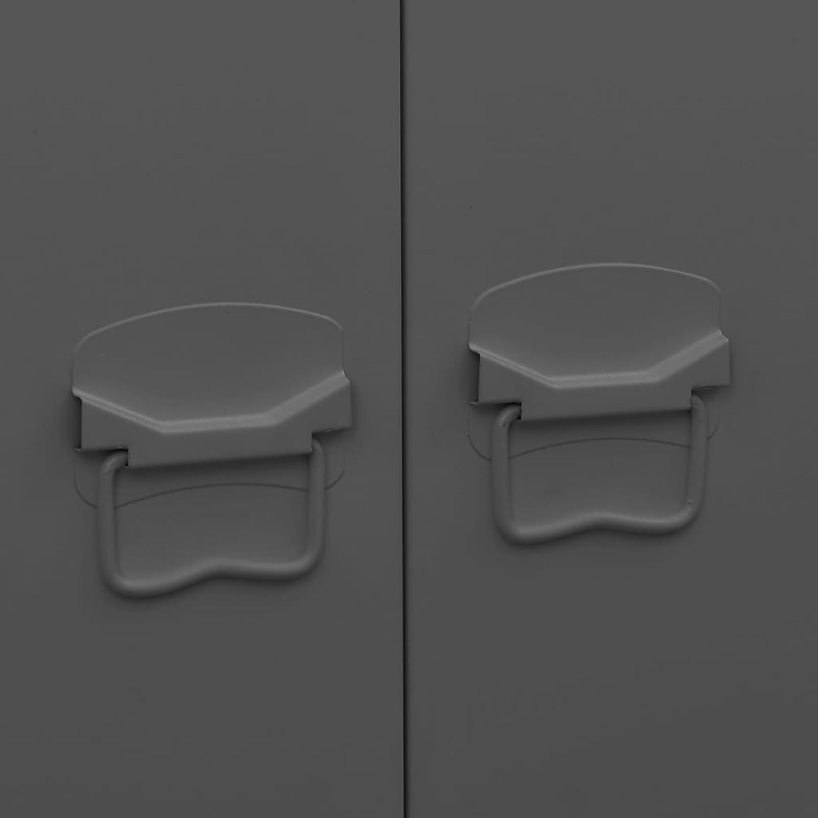 BAZZI Aktenschrank, Büroschrank, Büroschrank, Industrieschrank, Anthrazit, 90 x 50 x 180 cm, aus Metall