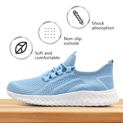 Womens Walking Shoes Running Tennis Sneakers Non-Slip Casual Sports Comfortable Lightweight Breathable Gym Workout3