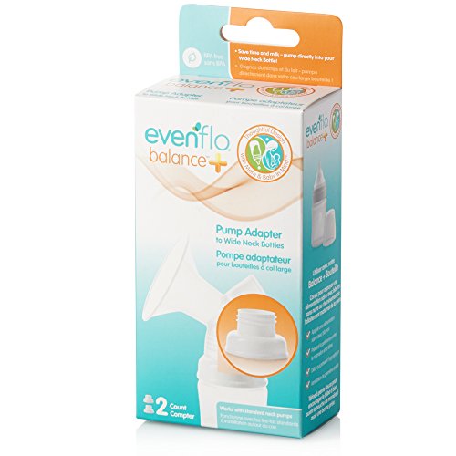 Adaptador extractor de leche Evenflo para biberón cuello ancho miniatura 2