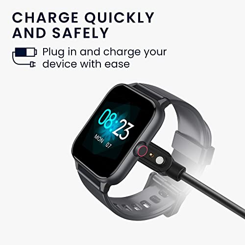 kwmobile USB Cable Charger Compatible with Blackview R30 Pro / R8 / R3 / R3 Pro / X2 / X1 / Letsfit/Fitpolo Cable - Image 2