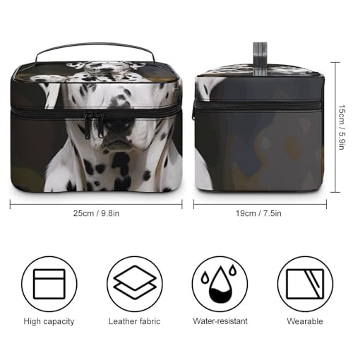 Foldable Travel Luggage Bag for Men And Women, Dry And Wet Separation Portable Travel Luggage Bag, Dalmatian Dog Printed Waterproof Sports Luggage Bag, Fitness Bag2