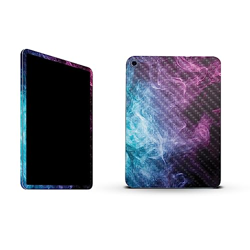 Image of MightySkins Carbon Fiber Skin Compatible with Apple iPad 10.9 inch 10th Gen (2022) Full Wrap Kit - Mystic Smoke | Protective, Durable Textured Carbon Fiber Finish | Easy to Apply | Made in The USA