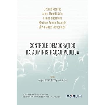 Capa do livro Controle Democrático da Administração Pública