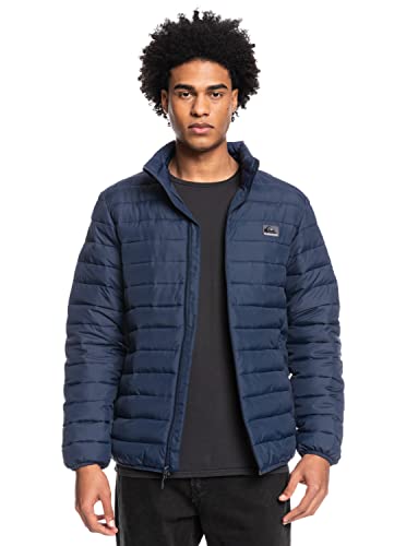 Quiksilver Homme Quiksilver™ Scaly - Doudoune Homme M Bleu Coupe vent, Navy Blazer, M EU