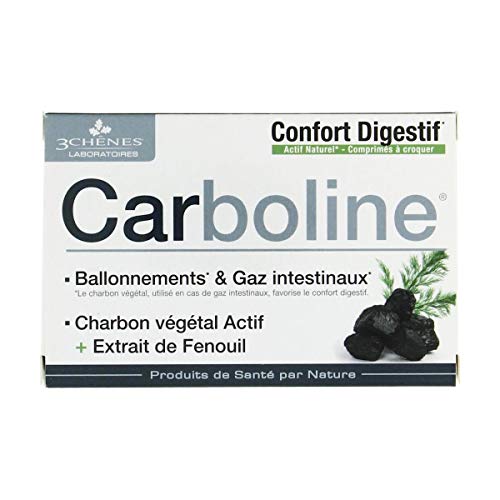 Les 3 Chenes  Carboline®  30 comprimidos  Lote de 3  Precio del lote  Envío rápido a Francia metropolitana en 3 días abiertos