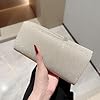 KBRPEY Femme Pochette et Clutches Sac à Main en Bandoulière Chaîne Démontable Satin avec Cristal Chic et Elegant Clutch Sac de Soirée Bourse de Mariée pour Mariage Fete Bal #5