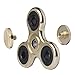 Elongdi Fidget Spinner Aluminum Help Focus Durable EDC Hand Spinner Toy Perfect for Spend Time Relieves Anxiety Fidget ADHD Autism Lessen Boredom, High Speed Up to 5mins (Gold)