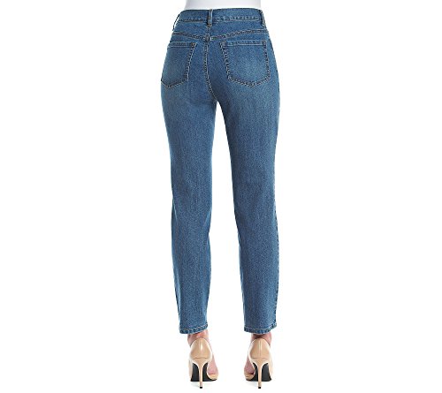 Image of Gloria Vanderbilt Womens Amanda Classic High Rise Tapered Jean Petite