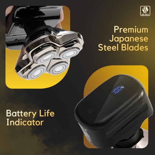 skull shaver - pitbull gold pro gx5 head and face shaver