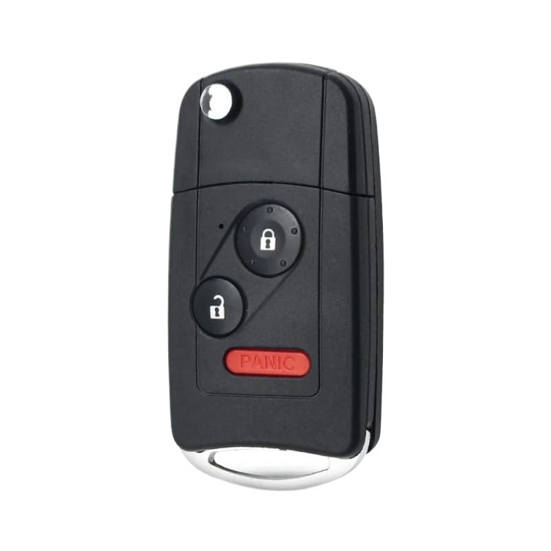 Suitable for 1PCS New for Honda Accord Pilot Cr-V Civic Insight Ridgeline 2003-2013 Modified Folding Car Key Case(Yellow)