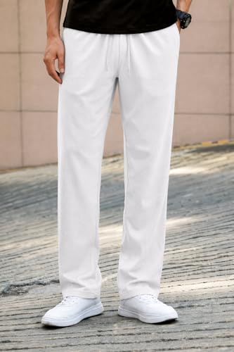 Image of Mack Jonney Men Waffle Knit Cotton Track Pants|Regular Fit |Soft Breathable Lounge Wear|Casual Wear WF-31