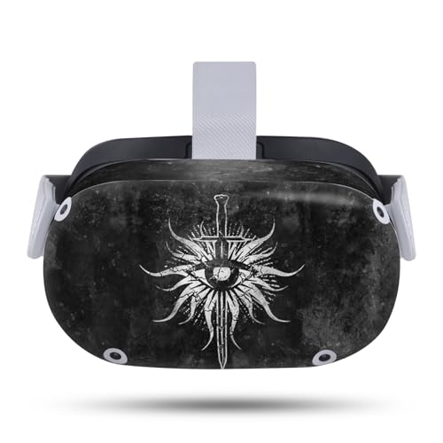 Head Case Designs Officially Licensed EA Bioware Dragon Age Grey Wardens Gold Heraldry Vinyl Sticker Skin Decal Cover Compatible with Meta Quest 2