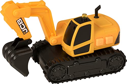 Excavadora de juguete Teamsterz JCB para divertidas aventuras en interiores y exteriores